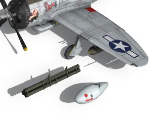 republic p-47d thunderbolt - virginia Model 3D