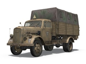 opel blitz - 21 panzer-division 3D Model