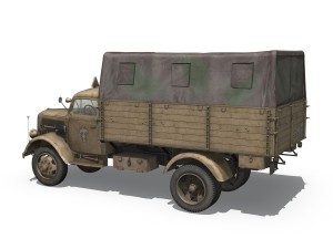 opel blitz - 21 panzer-division 3D Model