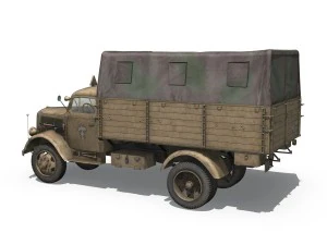 opel blitz - 21 panzer-division 3D Model