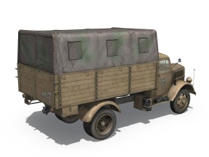 opel blitz - 21 panzer-division 3D Model