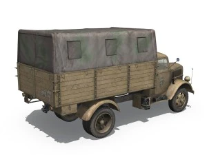 opel blitz - 21 panzer-division 3D Model