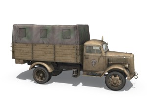 opel blitz - 21 panzer-division 3D Model