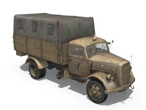 opel blitz - 21 panzer-division 3D Model