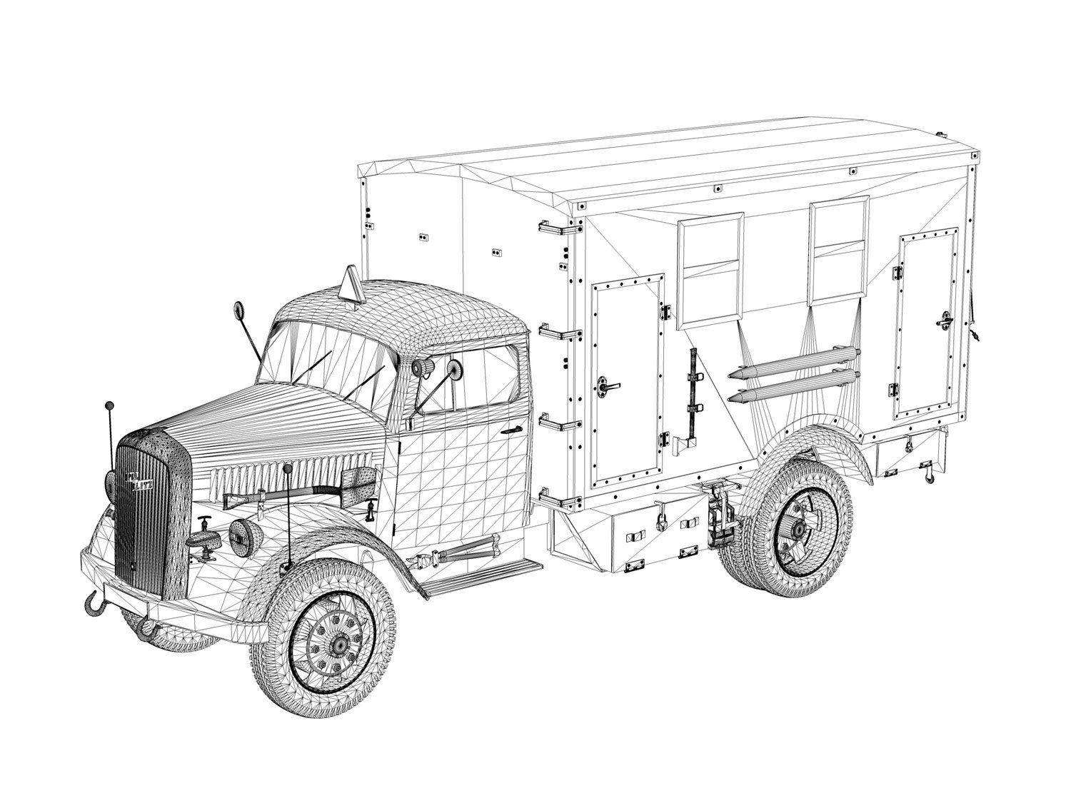 Opel blitz чертеж