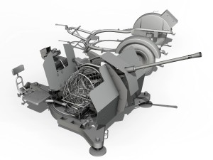 2cm flak 38 with sdah 51 - trailer 3D Model