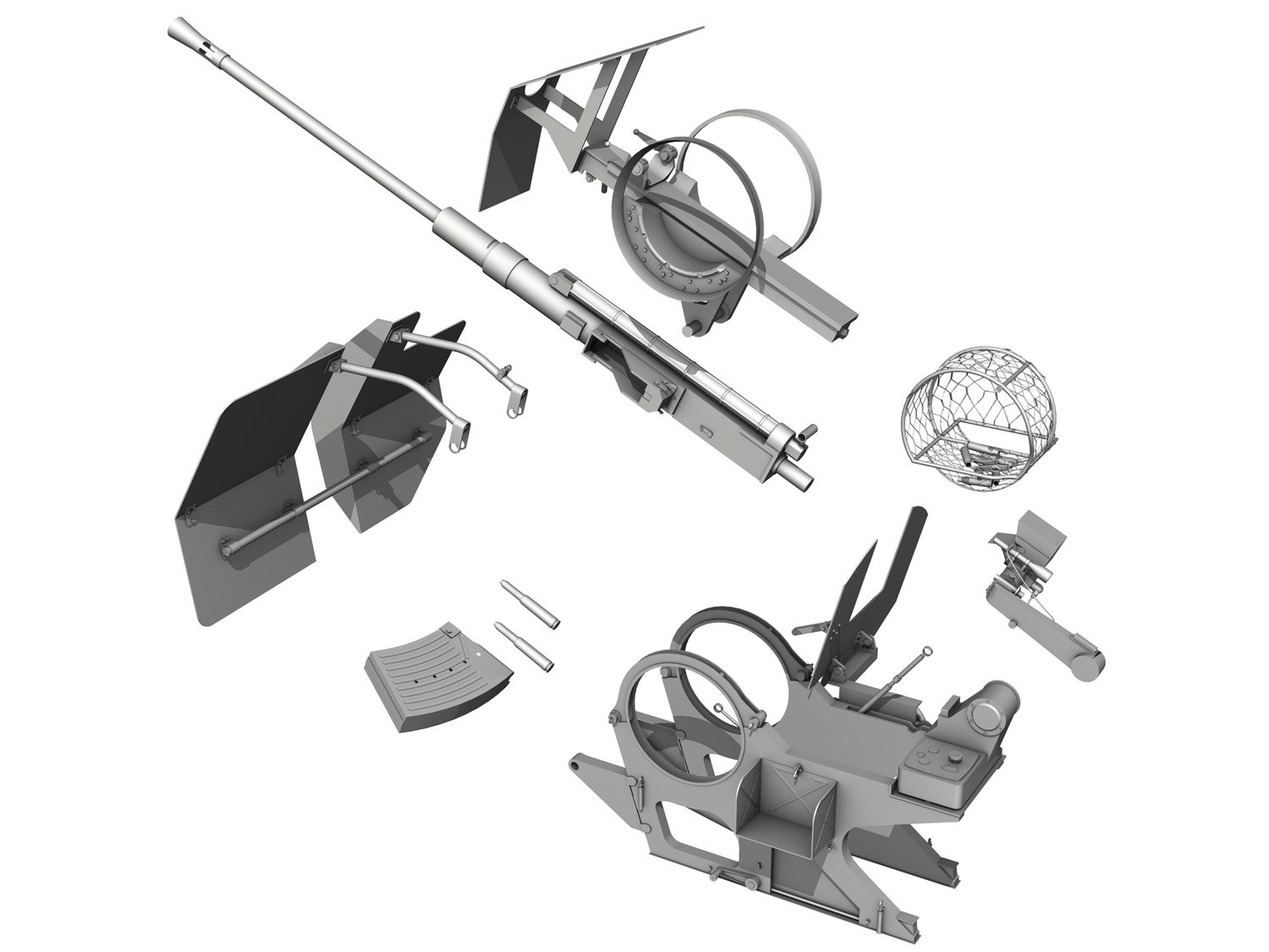 2cm Flak 38 With Sdah 51 Trailer 3d Model In Artillery 3dexport 2cm Flak 38 With Sdah 51 Trailer 3d Model In Artillery 3dexport