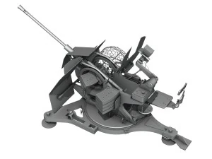opel blitz with 2cm flak 38 3D Model