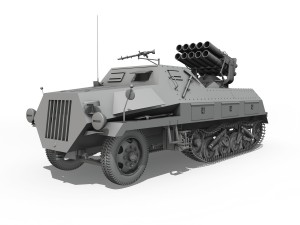 sdkfz 4 - panzerwerfer 42 3Dモデル