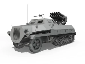 sdkfz 4 - panzerwerfer 42 3D Model