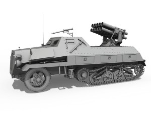 sdkfz 4 - panzerwerfer 42 3Dモデル