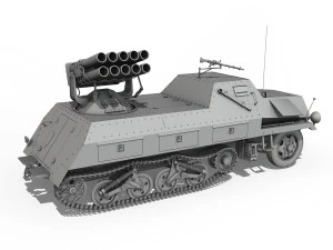 sdkfz 4 - panzerwerfer 42 3D Model