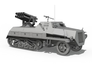 sdkfz 4 - panzerwerfer 42 3Dモデル