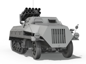 sdkfz 4 - panzerwerfer 42 3Dモデル