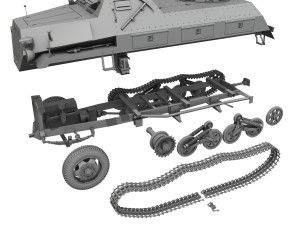 sdkfz 4 - panzerwerfer 42 3Dモデル