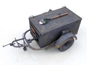 sd ah 51 - rimorchio Modello 3D