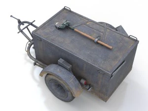 sd ah 51 - rimorchio Modello 3D