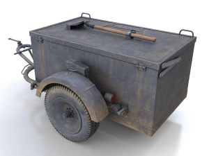 sd ah 51 - trailer Model 3D