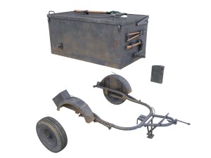 sd ah 51 - trailer Model 3D