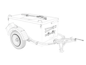 sd ah 51 - rimorchio Modello 3D