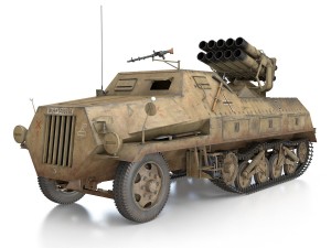 sdkfz 4 - panzerwerfer 42 - 7wb 3D 模型