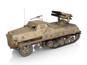 sdkfz 4 - panzerwerfer 42 - 7wb 3D 模型