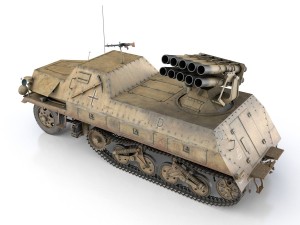 sdkfz 4 - panzerwerfer 42 - 7wb 3D 模型