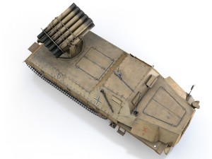 sdkfz 4 - panzerwerfer 42 - 7wb 3D 模型