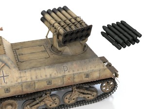 sdkfz 4 - panzerwerfer 42 - 7wb 3D 模型