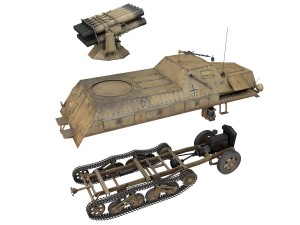 sdkfz 4 - panzerwerfer 42 - 7wb 3D 模型