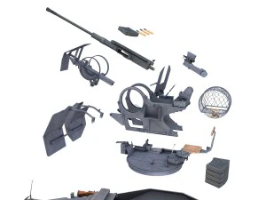 sdkfz 251-17 ausfc - hanomag anti-aircraft vehicle 3D Model