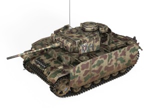 pzkpfw iii - panzer 3 - ausfm - 413 Modelo 3D