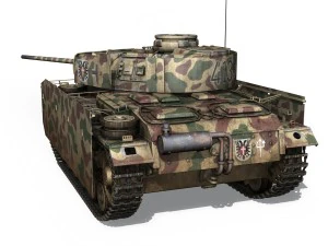 pzkpfw iii - panzer 3 - ausfm - 413 3D Model