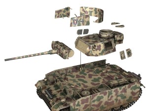 pzkpfw iii - panzer 3 - ausfm - 413 Modelo 3D