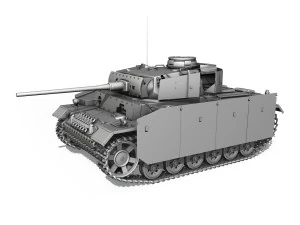 pzkpfw iii - panzer 3 - ausfm - 413 3D Model
