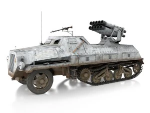 sdkfz 4 - panzerwerfer 42 - wa11 3D Model
