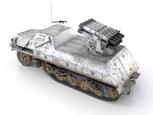 sdkfz 4 - panzerwerfer 42 - wa11 3D Модель