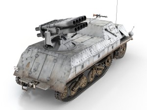 sdkfz 4 - panzerwerfer 42 - wa11 3D Модель