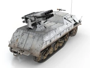 sdkfz 4 - panzerwerfer 42 - wa11 3D Model