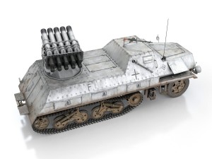sdkfz 4 - panzerwerfer 42 - wa11 3D Модель