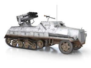 sdkfz 4 - panzerwerfer 42 - wa11 3D Модель