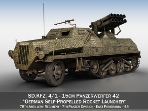sdkfz 4 - panzerwerfer 42 - 7pd 3D Model