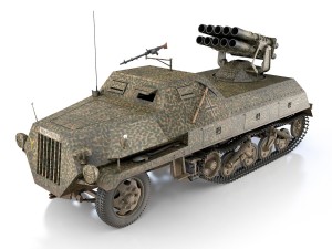 sdkfz 4 - panzerwerfer 42 - 7pd 3D 模型