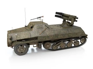 sdkfz 4 - panzerwerfer 42 - 7pd 3D Model