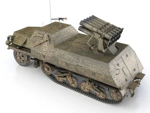sdkfz 4 - panzerwerfer 42 - 7pd 3D Model