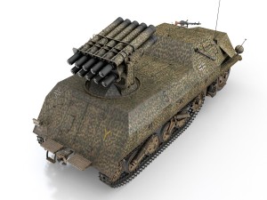 sdkfz 4 - panzerwerfer 42 - 7pd 3D 模型