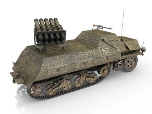 sdkfz 4 - panzerwerfer 42 - 7pd 3D Model
