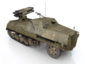 sdkfz 4 - panzerwerfer 42 - 7pd 3D Model