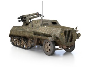 sdkfz 4 - panzerwerfer 42 - 7pd 3D 模型