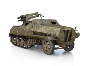 sdkfz 4 - panzerwerfer 42 - 7pd 3D Model